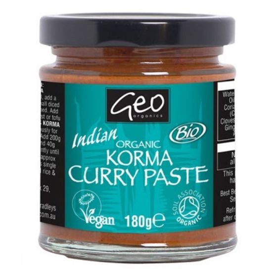 Geo Organics  Korma Curry Paste - 180G