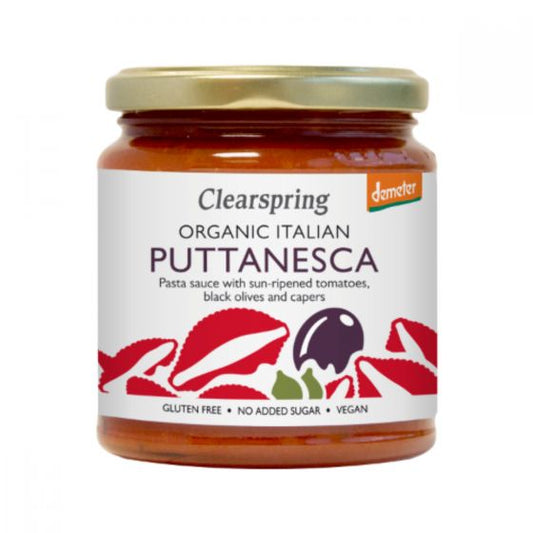Clearspring Demeter Italian Puttanesca Pasta Sauce - 300G
