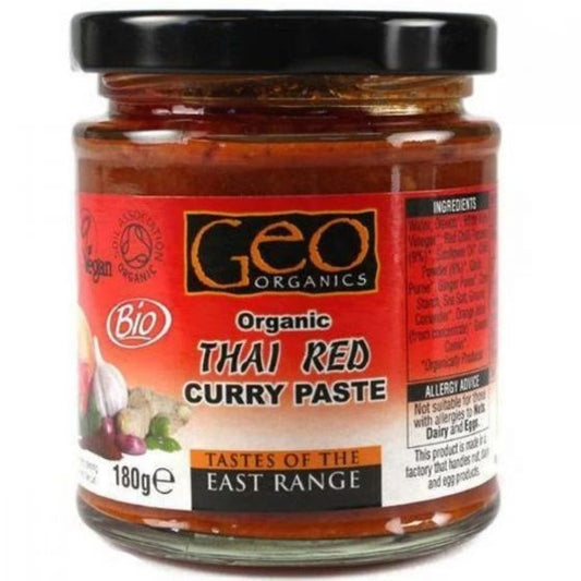 Geo Organics Thai Red Curry Paste - 180G