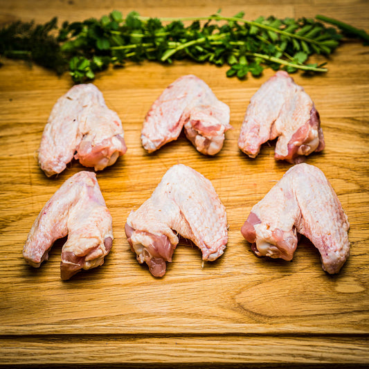 Organic Free Range Chicken Wings - Pack of 6