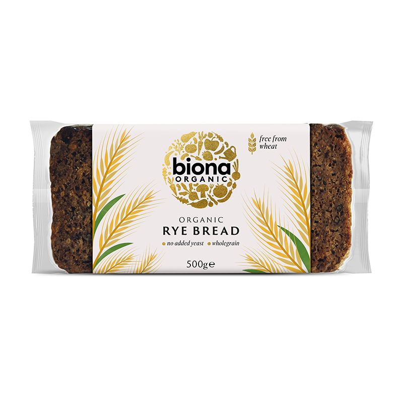 Biona Rye Bread - Original - Box of 6 x 500G