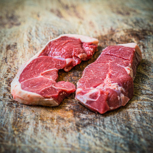 Frozen Organic Home-Bred Lamb Leg Steaks - Pack of 2