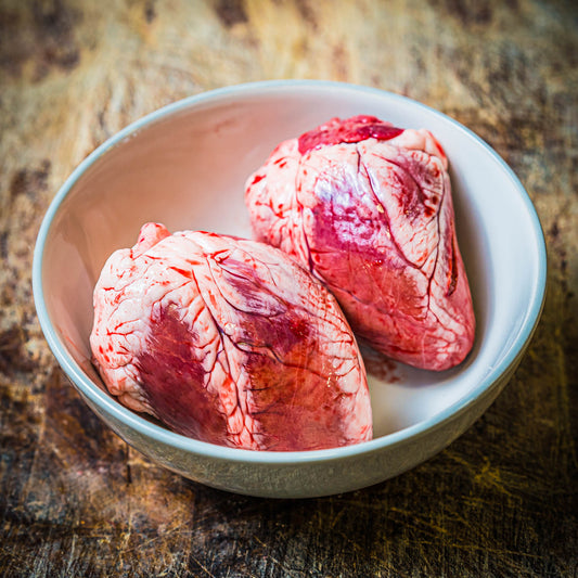 Organic Home-Bred Lamb Heart - Each