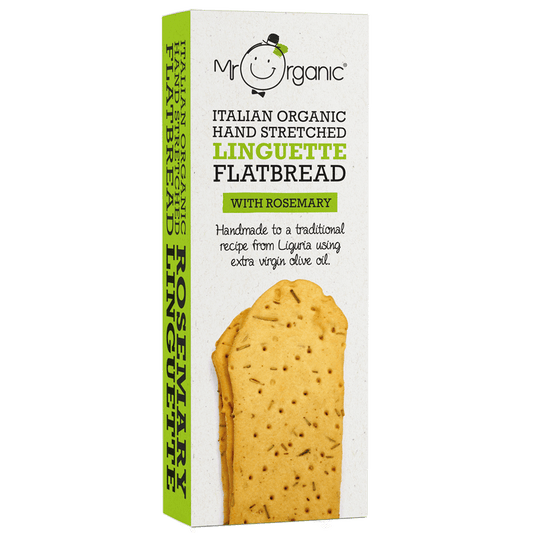 Mr Organic Linguette Flatbread - with Rosemary - 150G