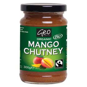Geo Organics Mango Chutney -  Case of 6 x 300G