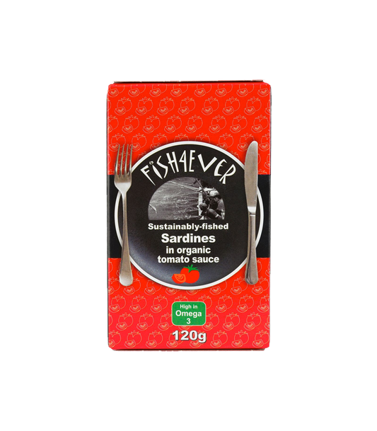 Fish4Ever Whole Sardines in Tomato Sauce - 120G